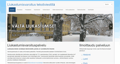 Desktop Screenshot of liukastumisvaroitus.fi