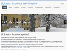 Tablet Screenshot of liukastumisvaroitus.fi